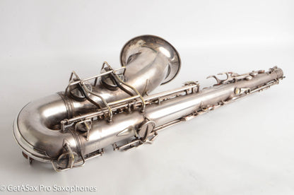 Conn 10M Tenor 1936 Original Silver Plate Pre-War Very Good Condition 274937