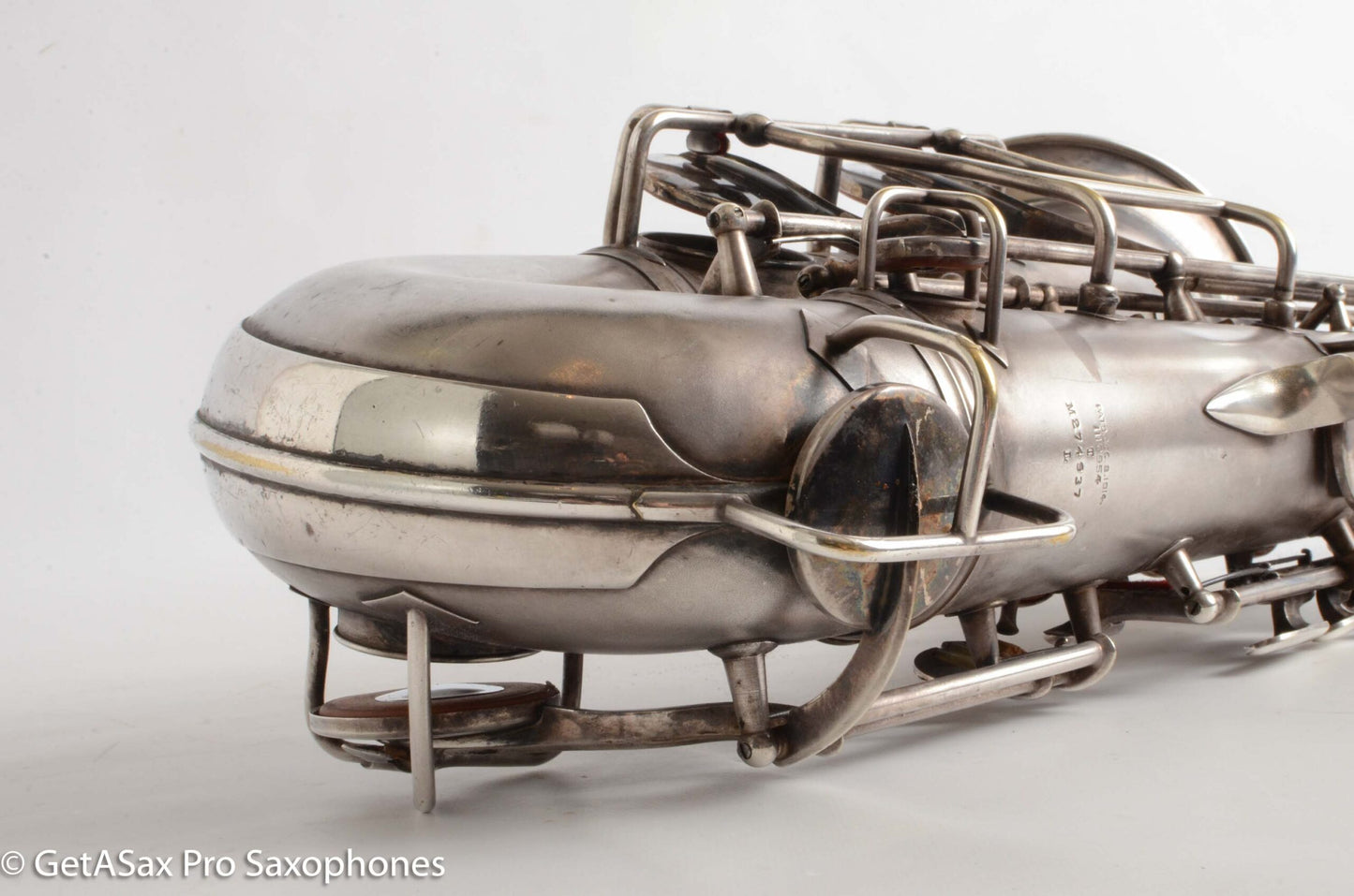 Conn 10M Tenor 1936 Original Silver Plate Pre-War Very Good Condition 274937