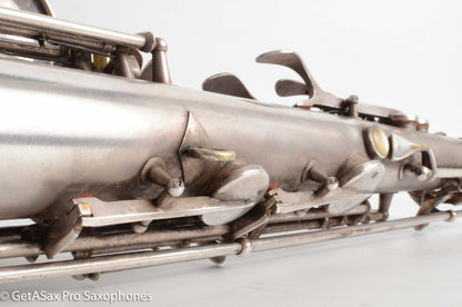 Conn 10M Tenor 1936 Original Silver Plate Pre-War Very Good Condition 274937