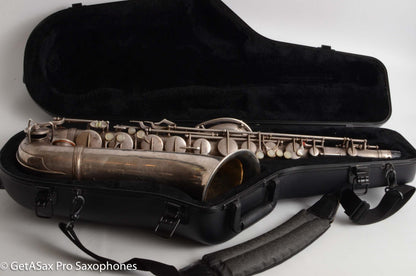 Conn 10M Tenor 1936 Original Silver Plate Pre-War Very Good Condition 274937