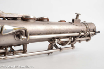 Conn 10M Tenor 1936 Original Silver Plate Pre-War Very Good Condition 274937