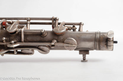 Conn 10M Tenor 1936 Original Silver Plate Pre-War Very Good Condition 274937