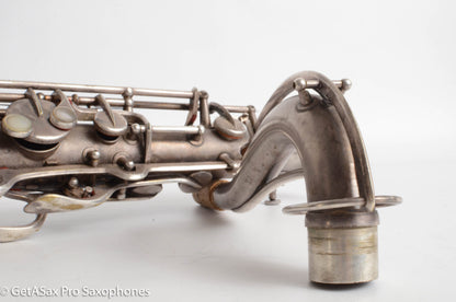 Conn 10M Tenor 1936 Original Silver Plate Pre-War Very Good Condition 274937