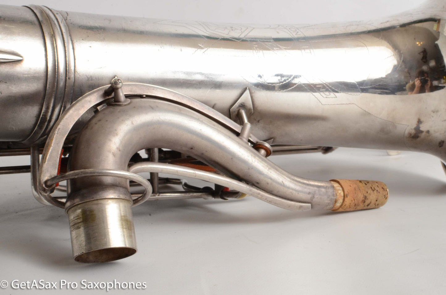 Conn 10M Tenor 1936 Original Silver Plate Pre-War Very Good Condition 274937