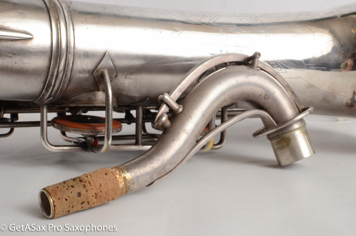 Conn 10M Tenor 1936 Original Silver Plate Pre-War Very Good Condition 274937