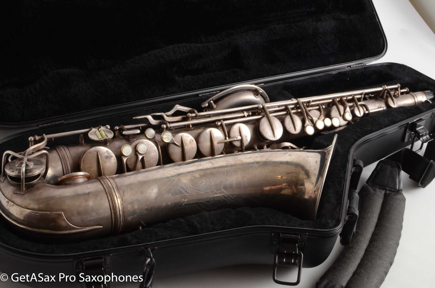 Conn 10M Tenor 1936 Original Silver Plate Pre-War Very Good Condition 274937