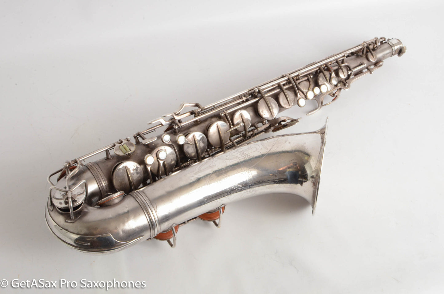 Conn 10M Tenor 1936 Original Silver Plate Pre-War Very Good Condition 274937