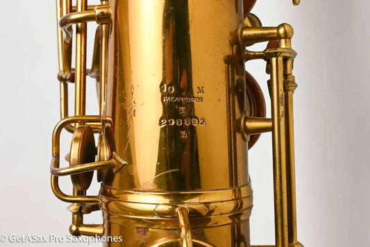 Conn 10M Tenor Pre-War 1940 Original Lacquer Excellent Original Condition 298893