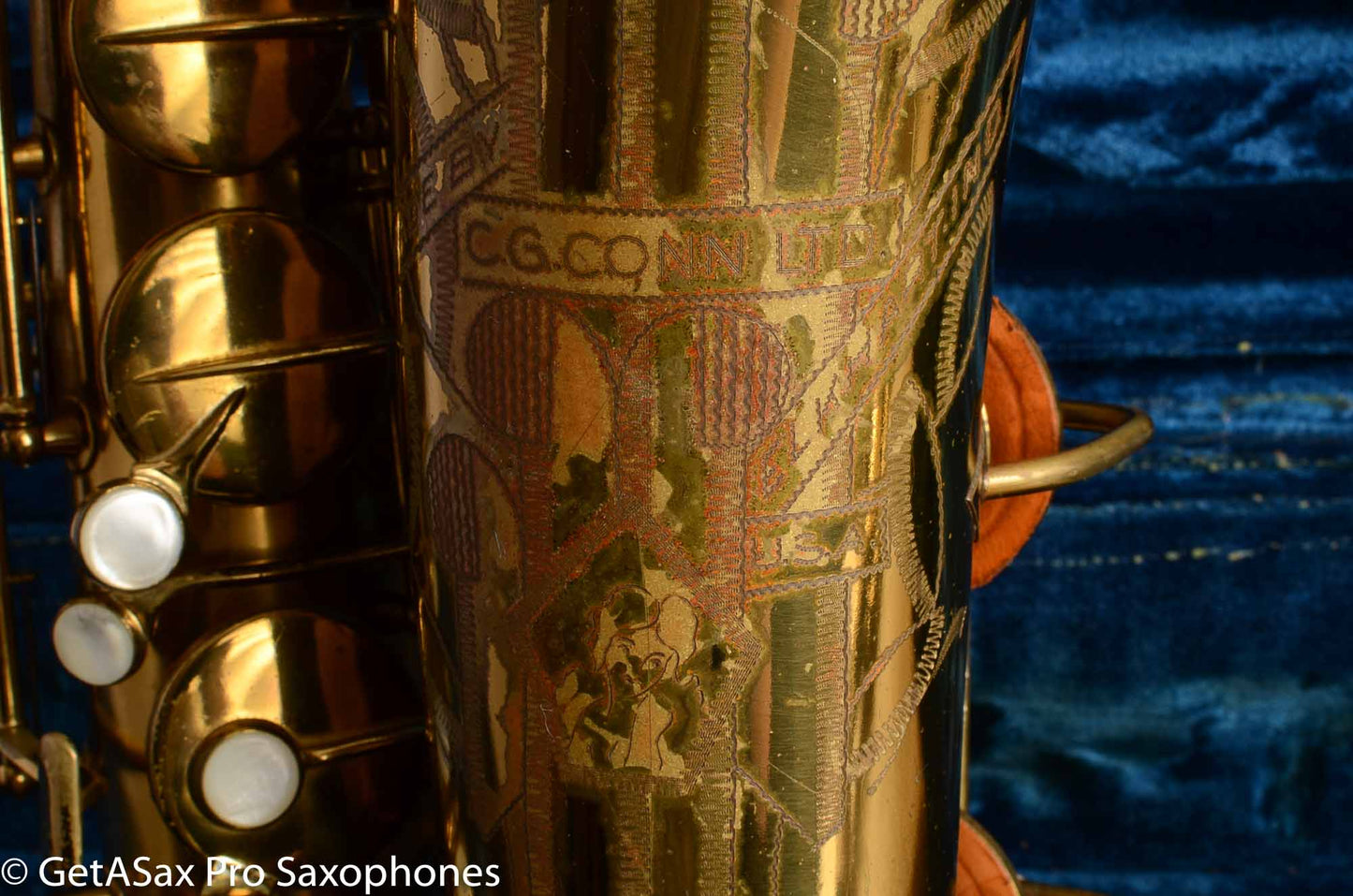 Conn 10M Tenor Saxophone 1948 Original Lacquer Old Pads