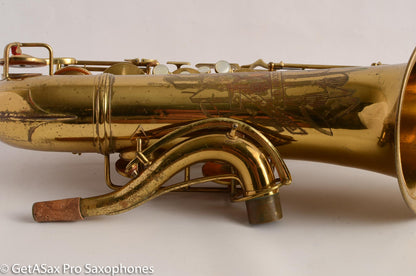 Conn 10M Tenor Saxophone 1948 Original Lacquer Old Pads