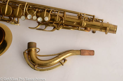 Conn 10M Tenor Saxophone 1948 Original Lacquer Old Pads