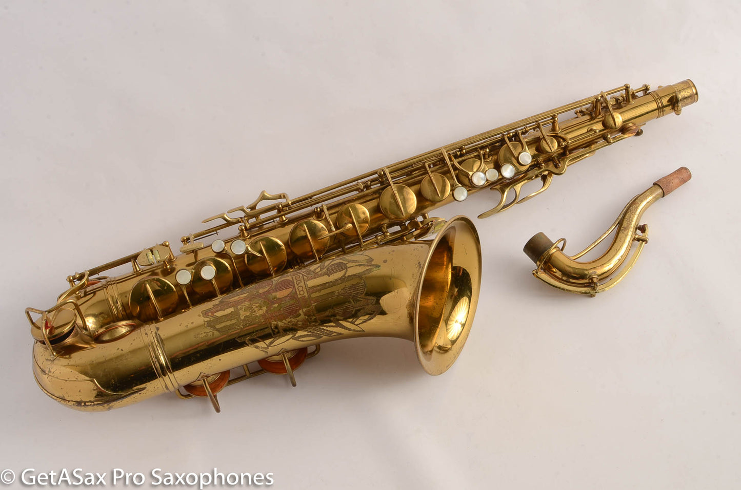 Conn 10M Tenor Saxophone 1948 Original Lacquer Old Pads