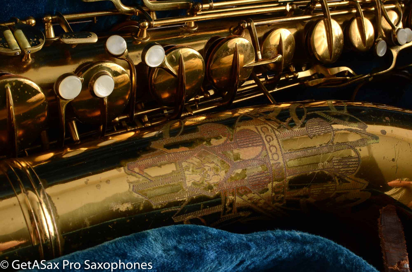 Conn 10M Tenor Saxophone 1948 Original Lacquer Old Pads