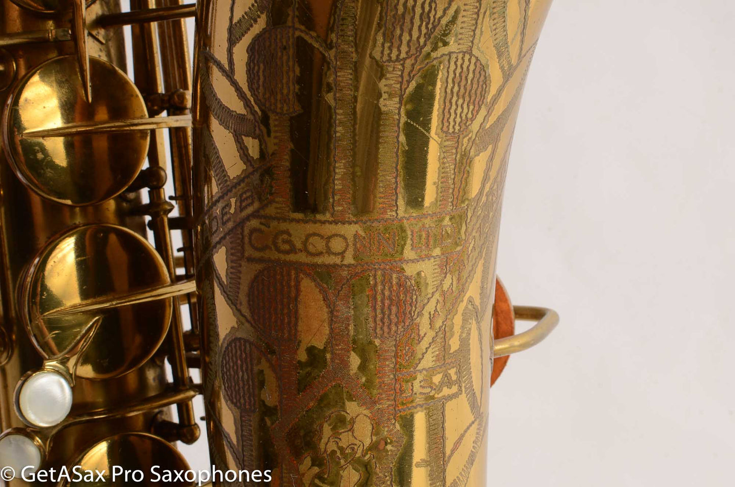 Conn 10M Tenor Saxophone 1948 Original Lacquer Old Pads