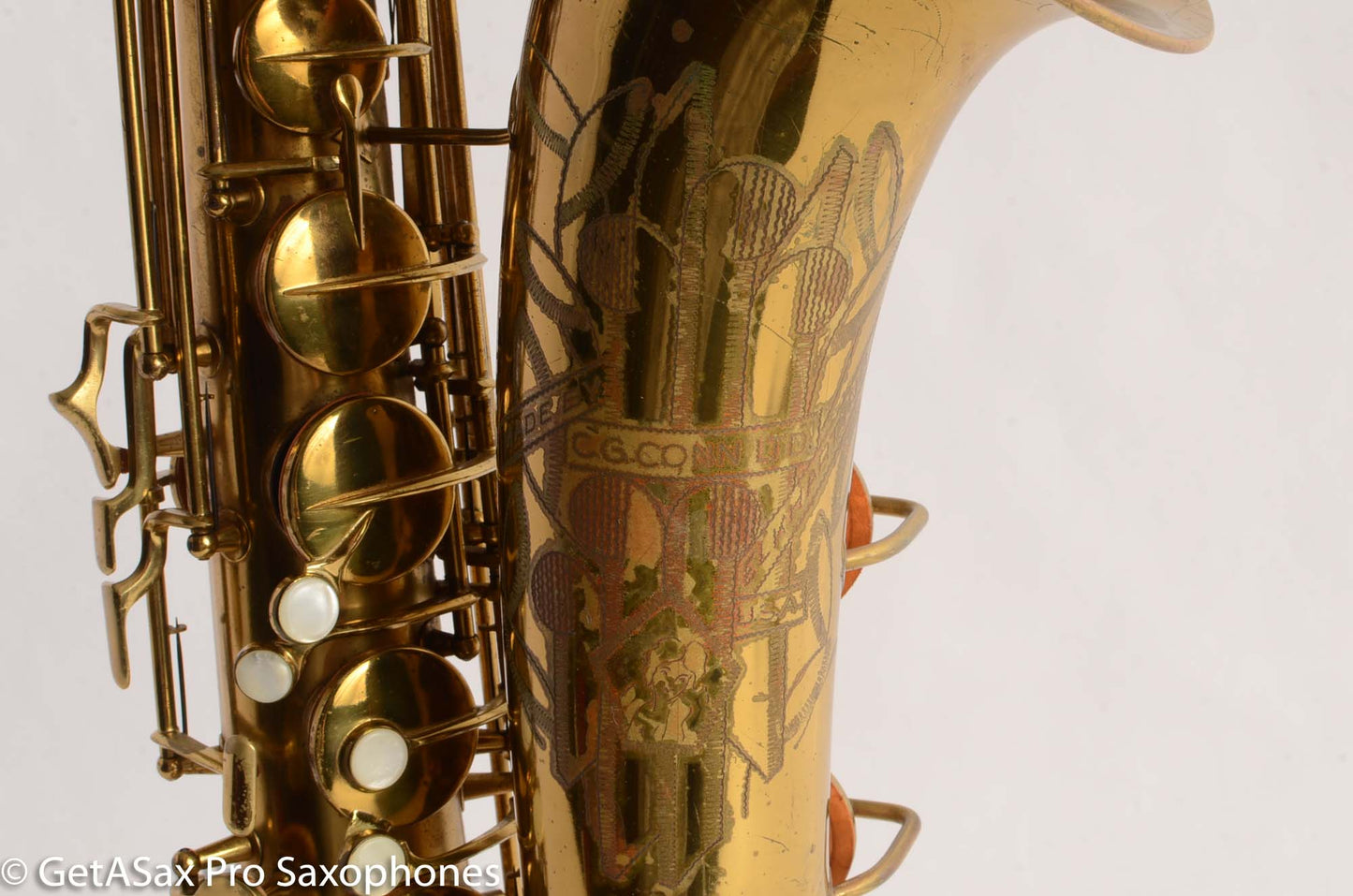 Conn 10M Tenor Saxophone 1948 Original Lacquer Old Pads