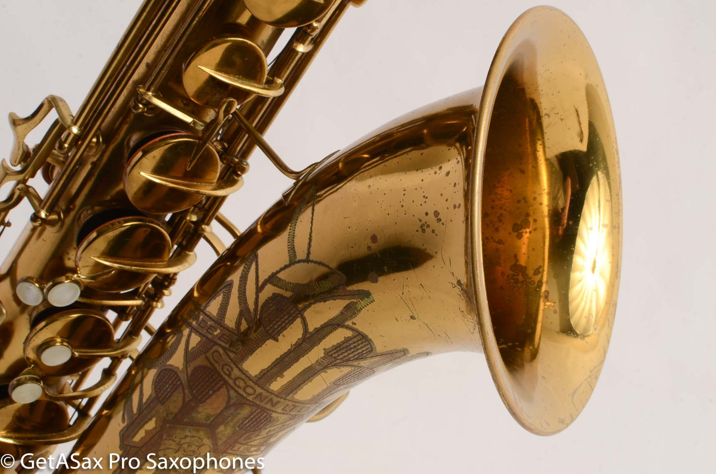 Conn 10M Tenor Saxophone 1948 Original Lacquer Old Pads