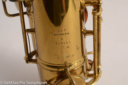 Conn 10M Tenor Saxophone 1948 Original Lacquer Old Pads