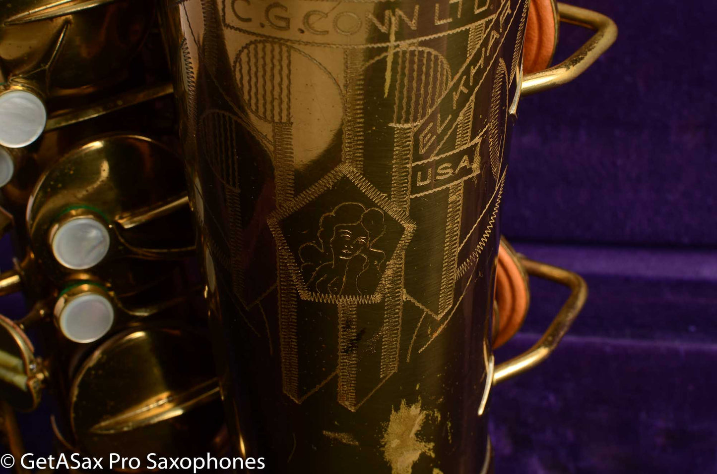 Conn 10M Tenor Saxophone Pre-War Original Lacquer Very Good Condition 301278