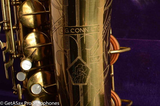 Conn 10M Tenor Saxophone Pre-War Original Lacquer Very Good Condition 301278