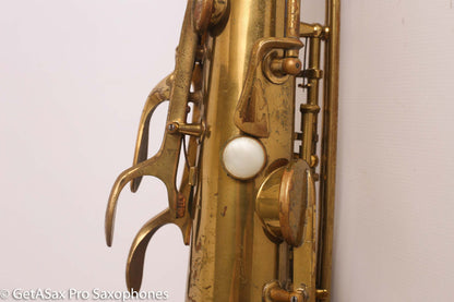 Conn 10M Tenor Saxophone 1950 Relacquer Old Pads Great Deal