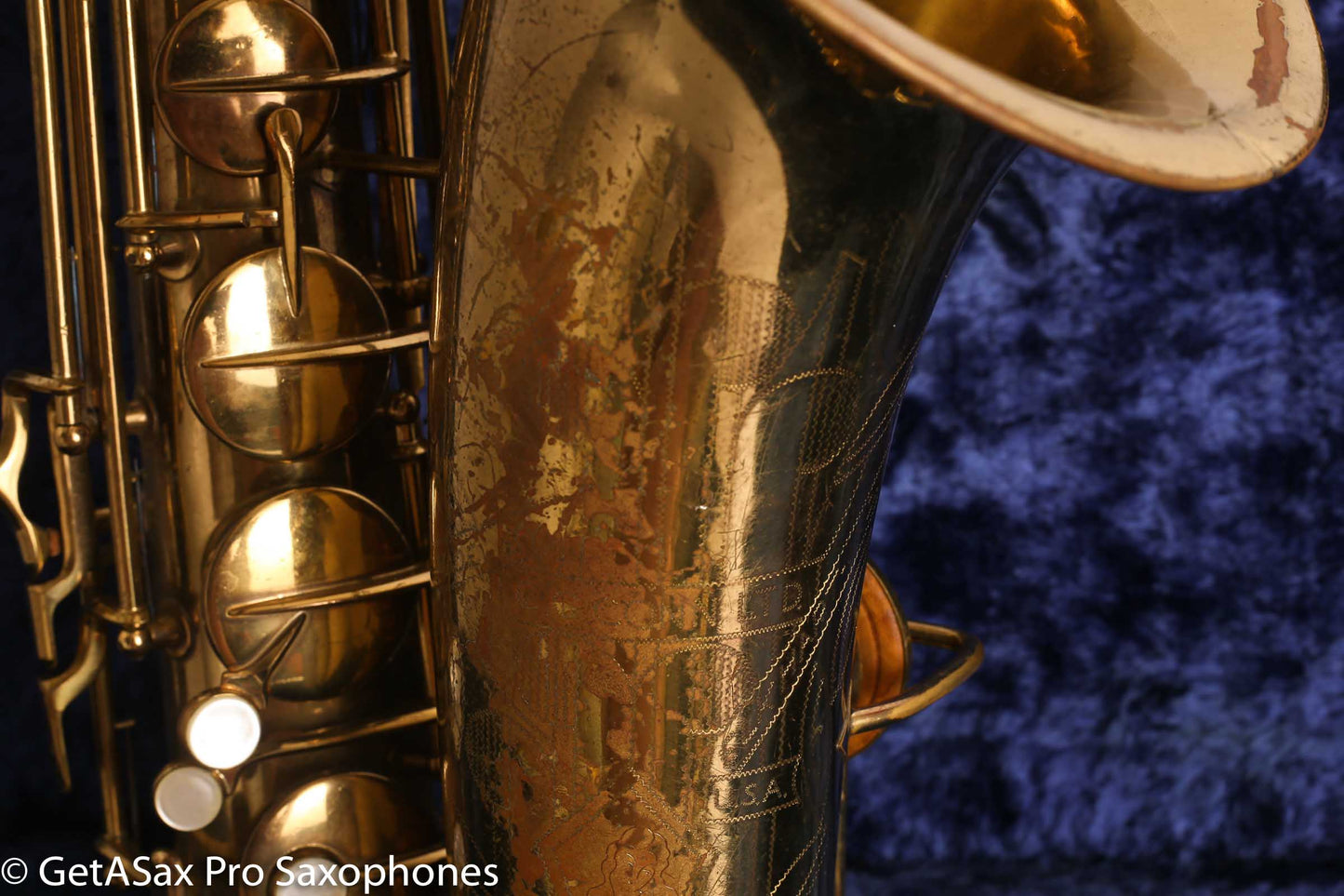 Conn 10M Tenor Saxophone 1950 Relacquer Old Pads Great Deal