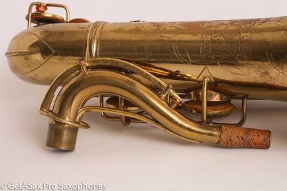 Conn 10M Tenor Saxophone 1950 Relacquer Old Pads Great Deal