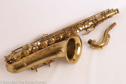 Conn 10M Tenor Saxophone 1950 Relacquer Old Pads Great Deal