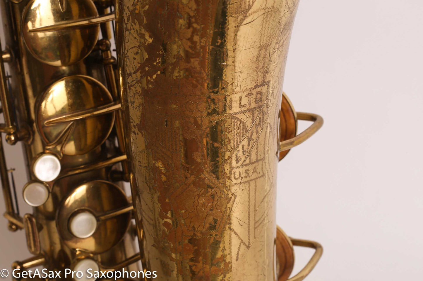 Conn 10M Tenor Saxophone 1950 Relacquer Old Pads Great Deal