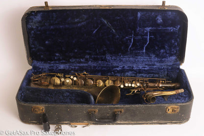 Conn 10M Tenor Saxophone 1951 Worn Original Lacquer Old Pads Great Deal 344427