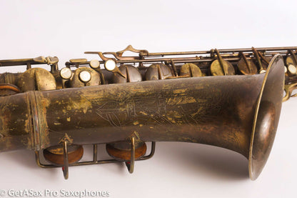 Conn 10M Tenor Saxophone 1951 Worn Original Lacquer Old Pads Great Deal 344427