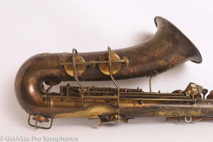 Conn 10M Tenor Saxophone 1951 Worn Original Lacquer Old Pads Great Deal 344427