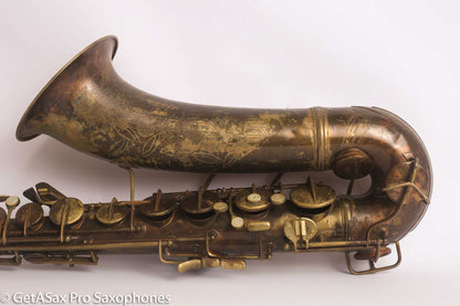 Conn 10M Tenor Saxophone 1951 Worn Original Lacquer Old Pads Great Deal 344427