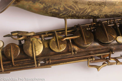 Conn 10M Tenor Saxophone 1951 Worn Original Lacquer Old Pads Great Deal 344427