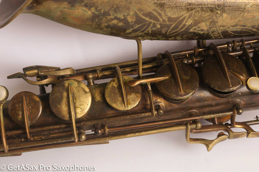 Conn 10M Tenor Saxophone 1951 Worn Original Lacquer Old Pads Great Deal 344427