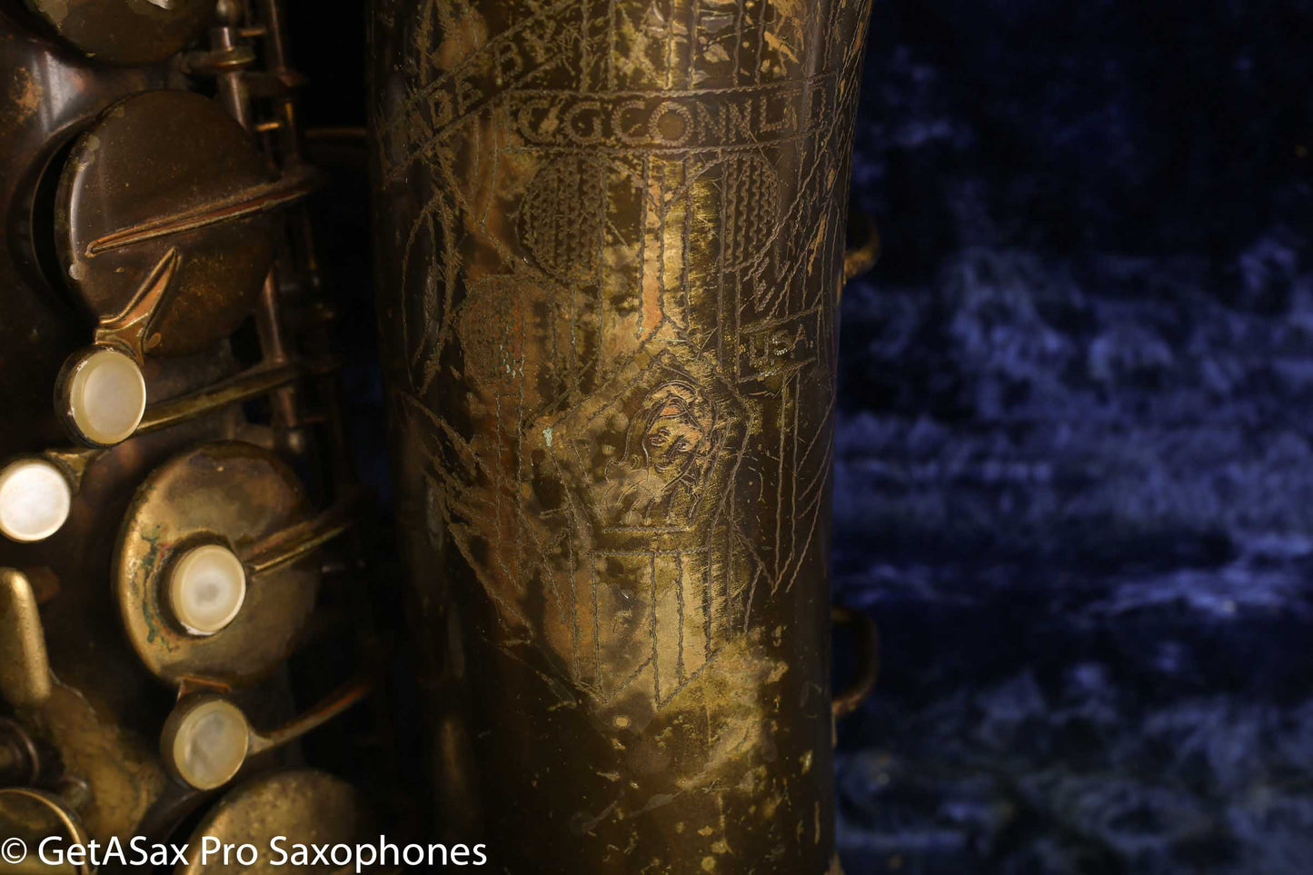 Conn 10M Tenor Saxophone 1951 Worn Original Lacquer Old Pads Great Deal 344427