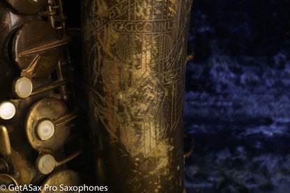 Conn 10M Tenor Saxophone 1951 Worn Original Lacquer Old Pads Great Deal 344427