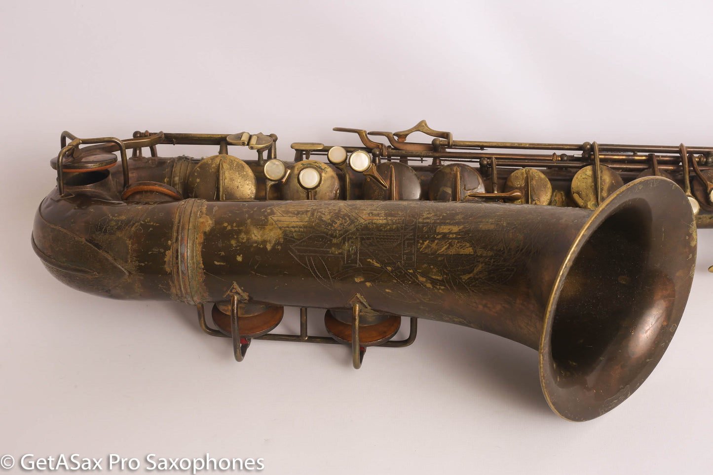 Conn 10M Tenor Saxophone 1951 Worn Original Lacquer Old Pads Great Deal 344427