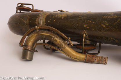 Conn 10M Tenor Saxophone 1951 Worn Original Lacquer Old Pads Great Deal 344427