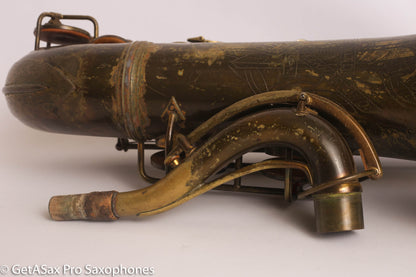 Conn 10M Tenor Saxophone 1951 Worn Original Lacquer Old Pads Great Deal 344427