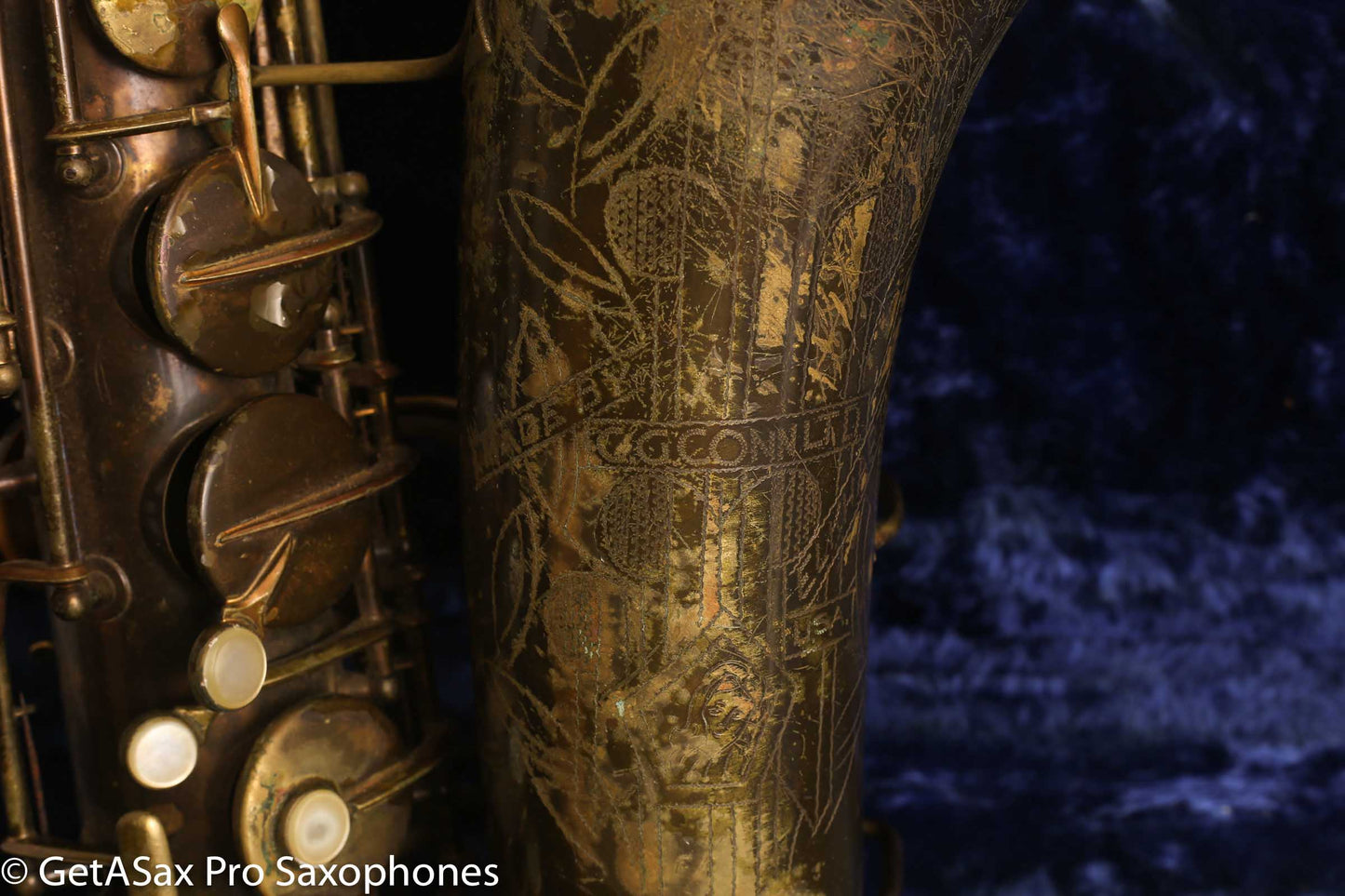 Conn 10M Tenor Saxophone 1951 Worn Original Lacquer Old Pads Great Deal 344427