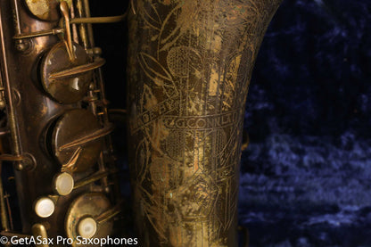 Conn 10M Tenor Saxophone 1951 Worn Original Lacquer Old Pads Great Deal 344427