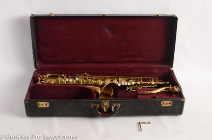 Conn 10M Tenor Saxophone Naked Lady Rolled Tone Holes Original Lacquer 322571