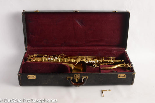 Conn 10M Tenor Saxophone Naked Lady Rolled Tone Holes Original Lacquer 322571