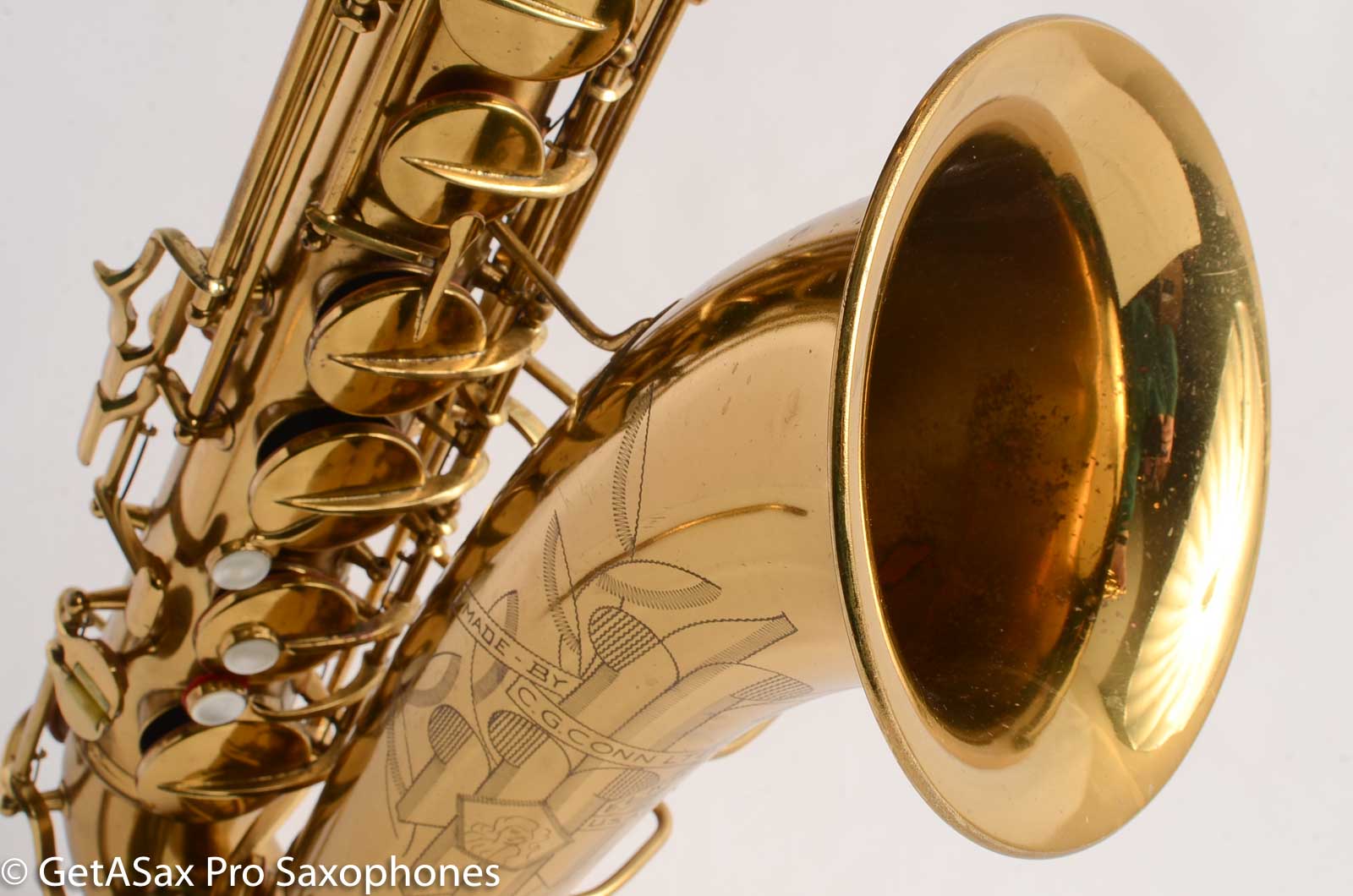 Conn 10M Tenor Saxophone Naked Lady Rolled Tone Holes Original