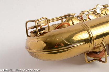 Conn 10M Tenor Saxophone Naked Lady Rolled Tone Holes Original Lacquer 322571