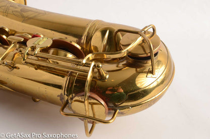 Conn 10M Tenor Saxophone Naked Lady Rolled Tone Holes Original Lacquer 322571