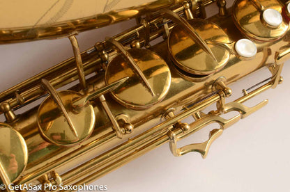 Conn 10M Tenor Saxophone Naked Lady Rolled Tone Holes Original Lacquer 322571