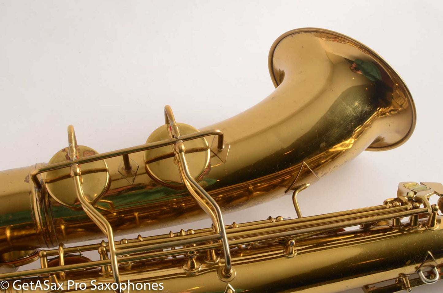 Conn 10M Tenor Saxophone Naked Lady Rolled Tone Holes Original Lacquer 322571