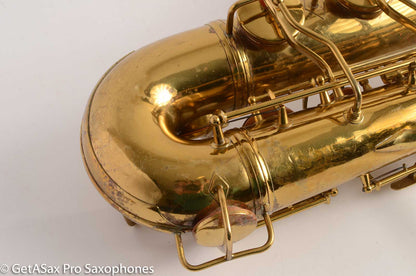 Conn 10M Tenor Saxophone Naked Lady Rolled Tone Holes Original Lacquer 322571