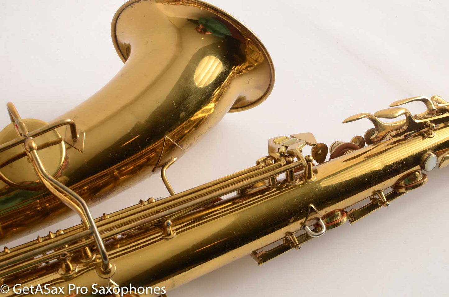 Conn 10M Tenor Saxophone Naked Lady Rolled Tone Holes Original Lacquer 322571